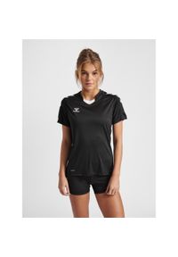 Koszulka sportowa z krótkim rękawem damska Hummel Core XK Poly Jersey S/S Woman. Kolor: czarny. Materiał: jersey. Długość rękawa: krótki rękaw. Długość: krótkie #1