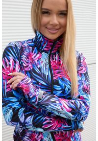 2SkIN - Bluza termiczna damska do biegania 2skin Time to Run Tropicana. Kolor: wielokolorowy. Sport: bieganie