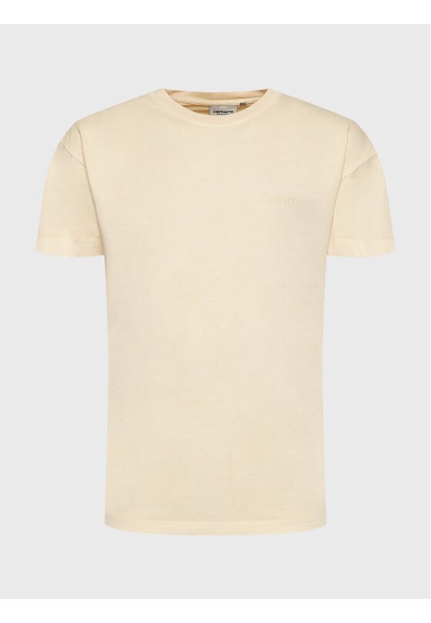 Carhartt WIP T-Shirt Marfa I030669 Żółty Loose Fit. Kolor: żółty. Materiał: bawełna