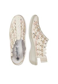 Rieker Sandały 413V8-60 Beżowy. Kolor: beżowy #5