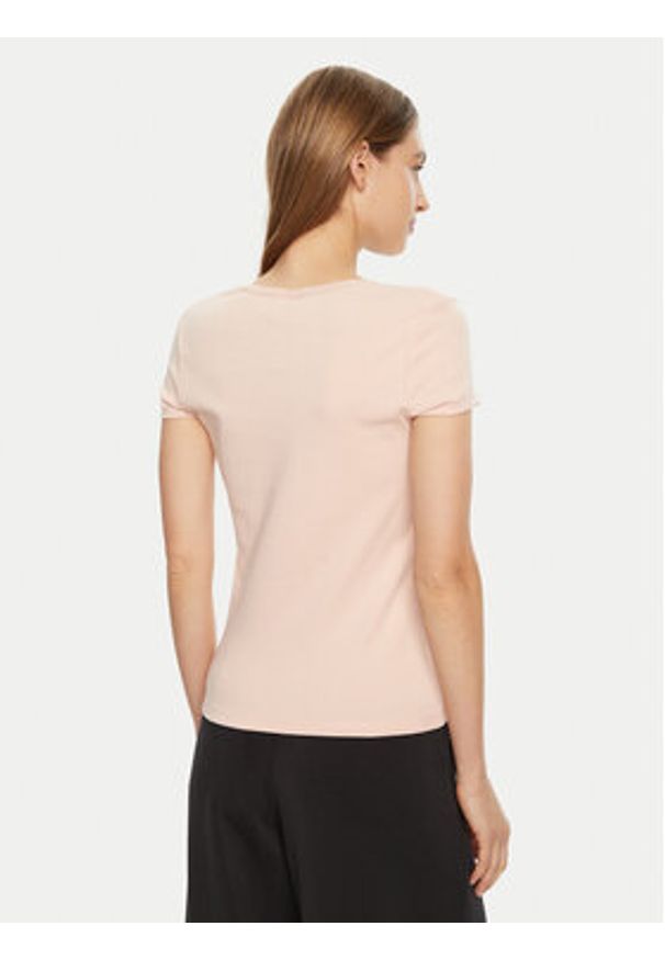 Guess T-Shirt V4BI16 KCIV1 Różowy Regular Fit. Kolor: różowy. Materiał: bawełna