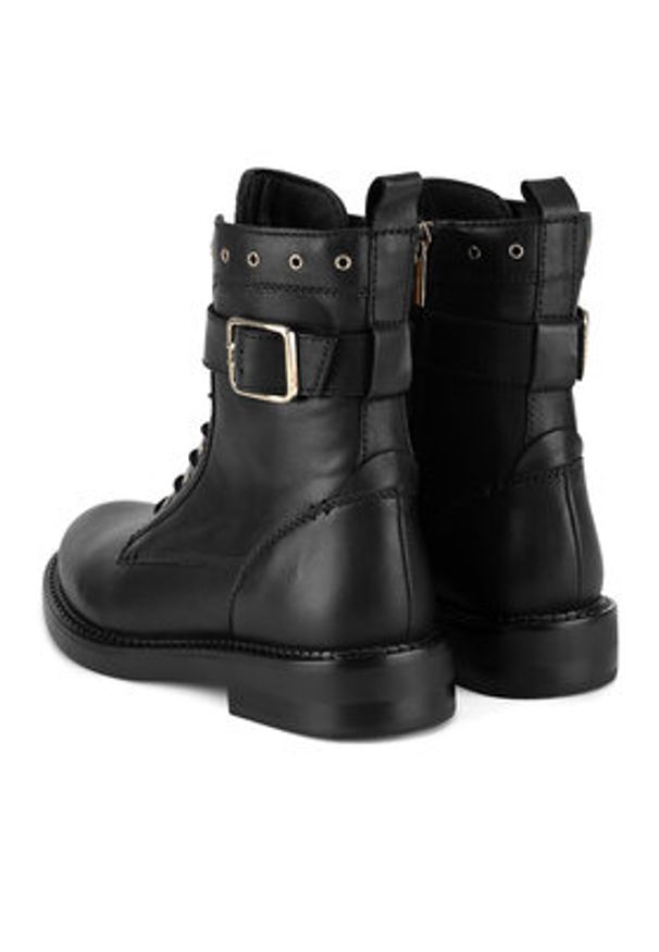 Sergio Bardi Trzewiki WI16-E1013-07SB Czarny. Kolor: czarny. Materiał: skóra