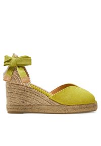 Espadryle Castañer. Kolor: żółty