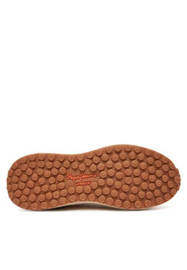 Pepe Jeans Sneakersy PLS60044 Beżowy. Kolor: beżowy. Materiał: zamsz, skóra