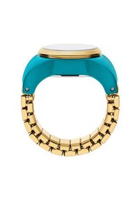 Fossil Zegarek Watch Ring ES5415 Turkusowy. Kolor: turkusowy #4
