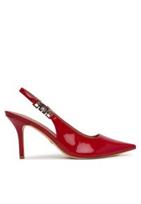 Guess Sandały FLTNS5 PAF05 Czerwony. Kolor: czerwony. Materiał: lakier, skóra
