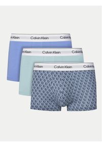 Calvin Klein Underwear Komplet 3 par bokserek LV00NB4389 Kolorowy. Materiał: bawełna. Wzór: kolorowy