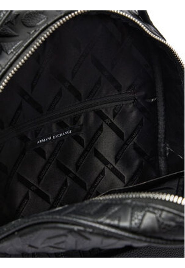 Armani Exchange Plecak XW002234 AF15774 UC001 Czarny. Kolor: czarny. Materiał: skóra