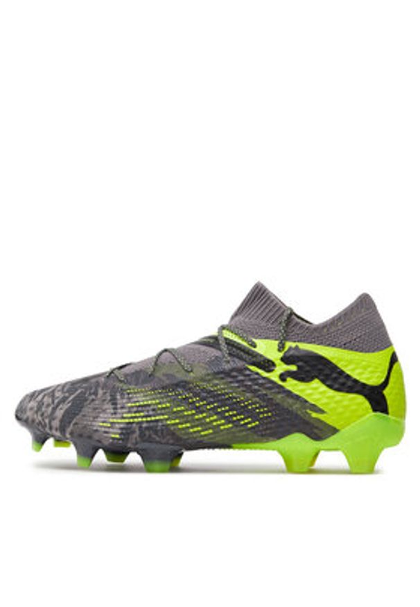 Puma Buty do piłki nożnej Future 7 Ultimate Rush Fg/Ag 107828-01 Szary. Kolor: szary. Materiał: materiał