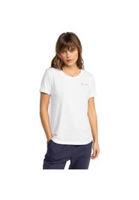 Roxy - Koszulka dla Kobiety SATURDAZE Biały. Kolor: biały. Materiał: poliester, bawełna. Wzór: nadruk #1