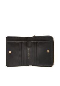 TOMMY HILFIGER - Tommy Hilfiger Mały Portfel Damski Th Leather Slg Med Za Flap AW0AW17499 Czarny. Kolor: czarny. Materiał: skóra #4