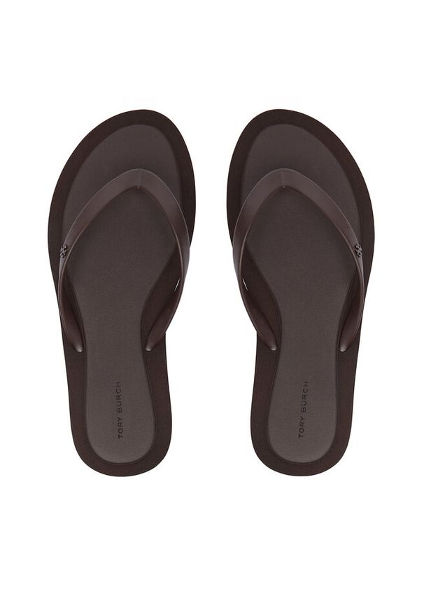 Japonki Tory Burch. Kolor: brązowy