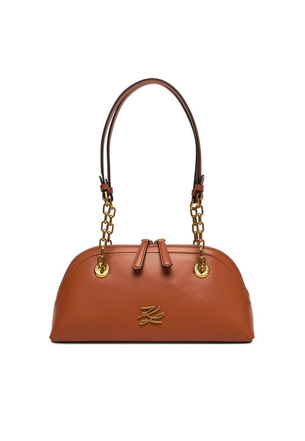 Karl Lagerfeld - Torebka KARL LAGERFELD. Kolor: brązowy