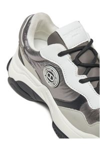 TwinSet - TWINSET Sneakersy 242TGT18C Srebrny. Kolor: srebrny. Materiał: skóra #6