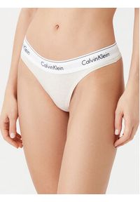 Calvin Klein Underwear Stringi 0000F3786E Beżowy. Kolor: beżowy. Materiał: bawełna #4