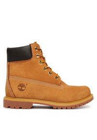 Timberland Trapery TB1103617131 Brązowy. Kolor: brązowy. Materiał: nubuk, skóra #1