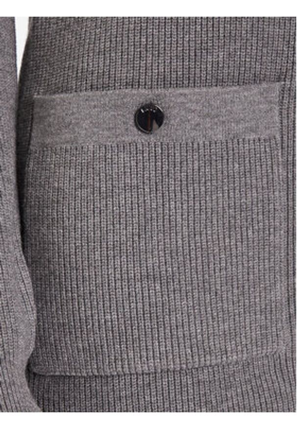 Liu Jo Sukienka dzianinowa MF5371 MS99E Szary Slim Fit. Kolor: szary. Materiał: syntetyk