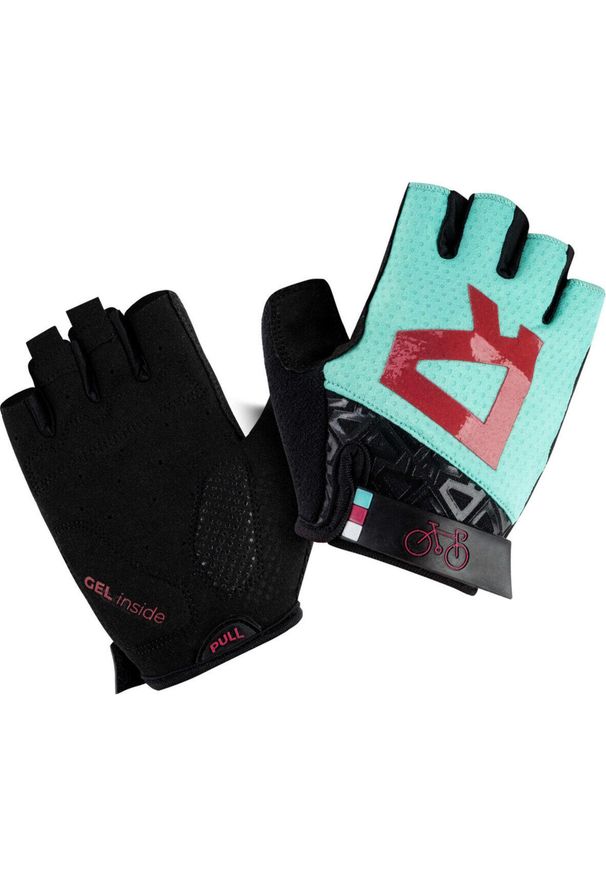 RADVIK - Rękawiczki rowerowe Radvik Hilder. Kolor: czarny. Sport: kolarstwo