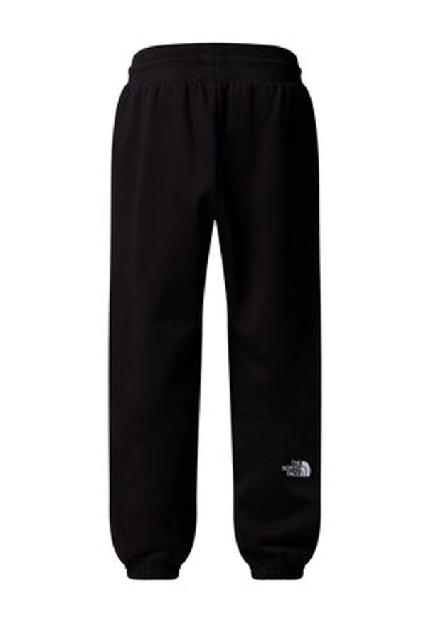 The North Face Spodnie dresowe Essential NF0A8BHS Czarny Regular Fit. Kolor: czarny. Materiał: syntetyk, bawełna