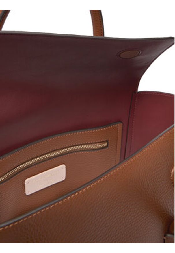 Coccinelle Torebka T8A Coccinelledouble Beat E1 T8A 18 02 01 Brązowy. Kolor: brązowy. Materiał: skórzane