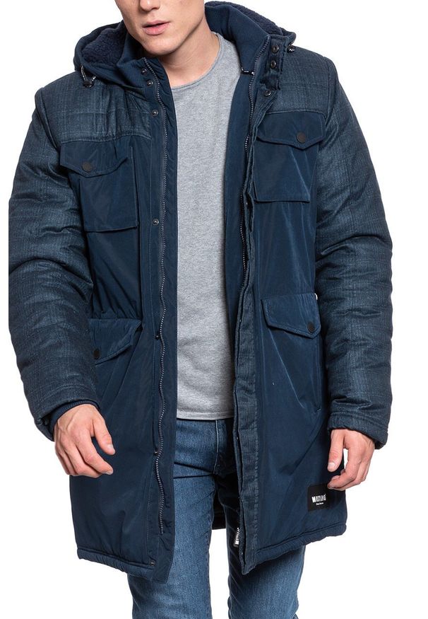 Mustang - KURTKA ZIMOWA MUSTANG Dietmar Fabric Mix 1009816 4136. Sezon: zima