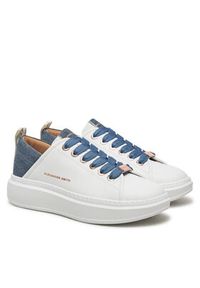 Alexander Smith Sneakersy Wembley ASBBWYW Biały. Kolor: biały. Materiał: skóra