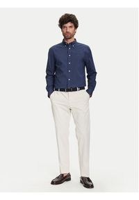 TOMMY HILFIGER - Tommy Hilfiger Koszula MW0MW39437 Granatowy Regular Fit. Kolor: niebieski. Materiał: bawełna #3