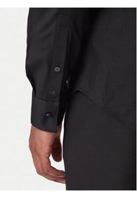 Calvin Klein Koszula LV019EU006 Czarny Slim Fit. Kolor: czarny. Materiał: bawełna #4