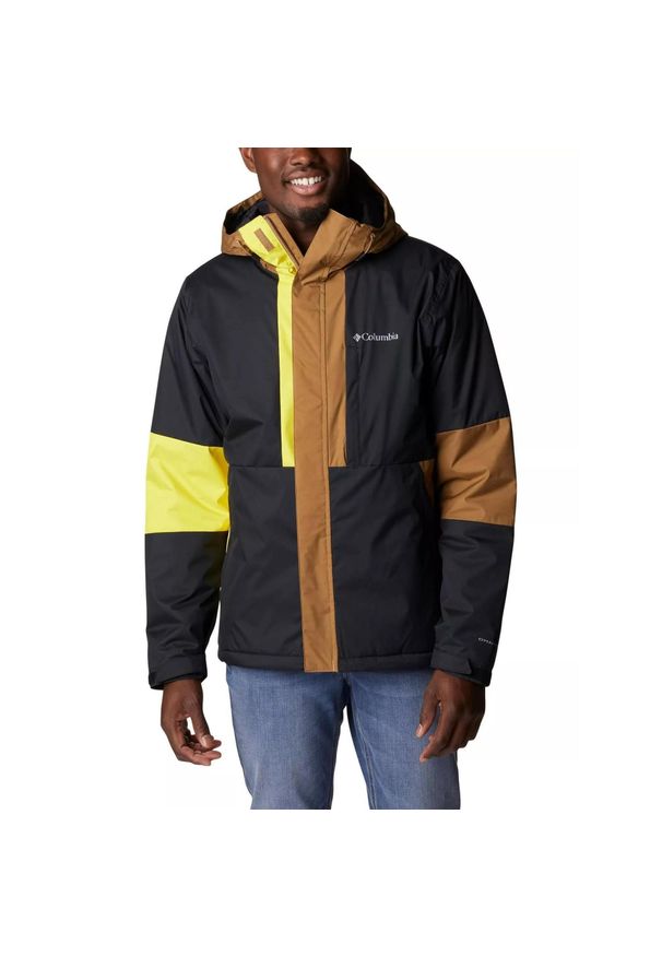 columbia - Kaptur narciarski męski Columbia Oso Mountain Insulated. Kolor: brązowy, wielokolorowy, żółty, czarny. Sezon: zima. Sport: narciarstwo