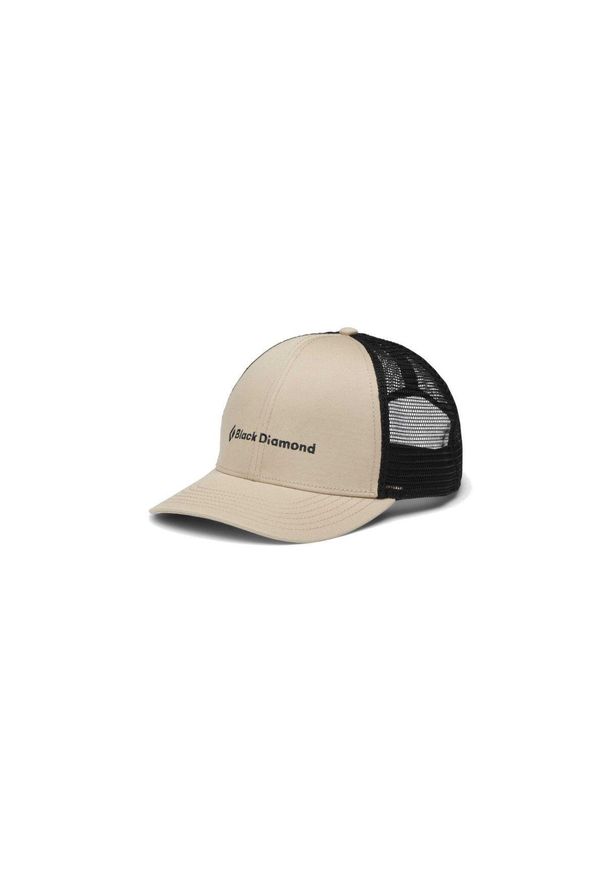 Czapka z daszkiem męska Black Diamond BD Trucker beżowy/czarny uni. Kolor: czarny, wielokolorowy, beżowy. Styl: sportowy