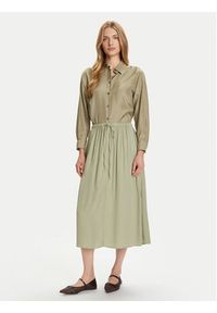 Marc O'Polo Spódnica midi 506 1169 20053 Zielony Flared Fit. Kolor: zielony. Materiał: wiskoza #2