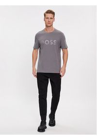 BOSS - Boss T-Shirt Mirror 1 50506363 Szary Regular Fit. Kolor: szary. Materiał: bawełna #2