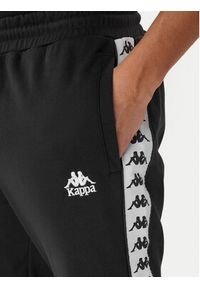 Kappa Spodnie dresowe Banda Alanz 3 321Y8FW Czarny Comfort Fit. Kolor: czarny. Materiał: bawełna #5