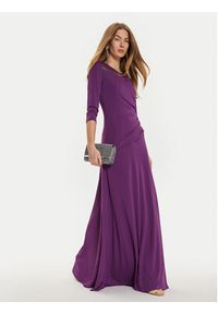 Rinascimento Sukienka koktajlowa CFC0121168003 Fioletowy Slim Fit. Kolor: fioletowy. Materiał: syntetyk. Styl: wizytowy #5
