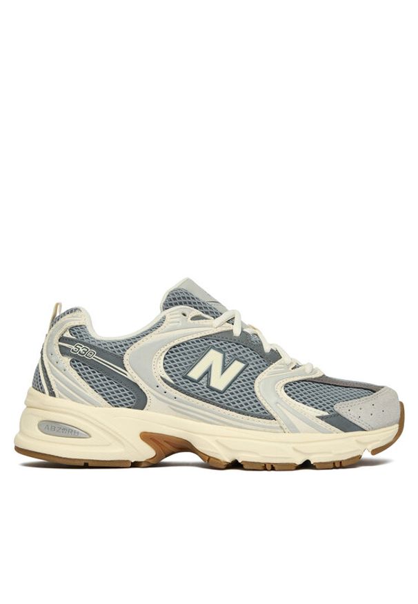 New Balance Sneakersy U530SUB W Szary. Kolor: szary. Materiał: skóra, zamsz