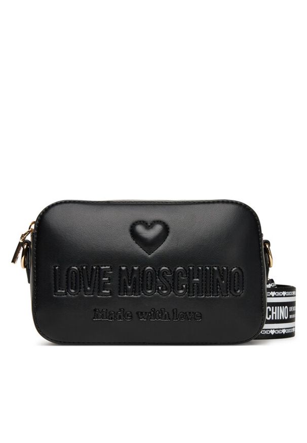 Love Moschino - LOVE MOSCHINO Torebka JC4220PP0MKF0000 Czarny. Kolor: czarny. Materiał: skórzane