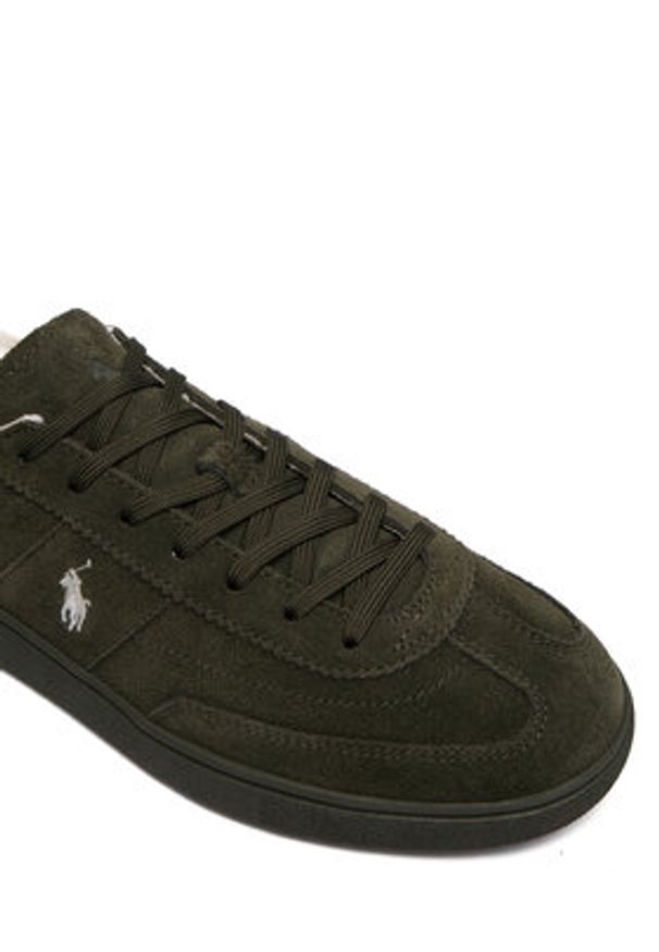 Polo Ralph Lauren Sneakersy Bedford 809P13079003 Zielony. Kolor: zielony. Materiał: zamsz, skóra