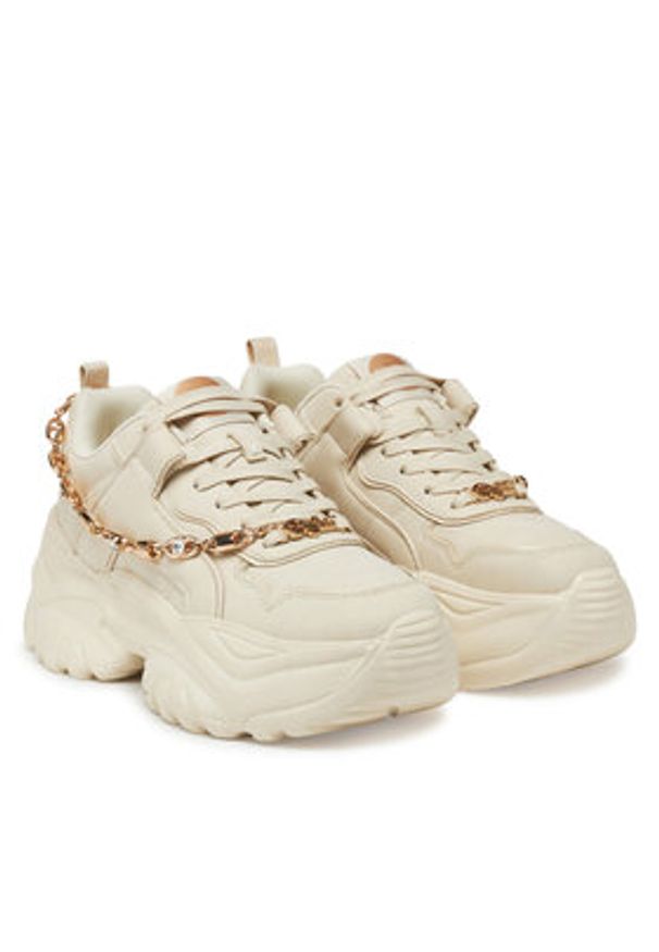 Buffalo Sneakersy Bliss Chain 1636295 Écru. Materiał: skóra