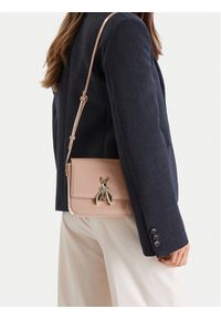 Patrizia Pepe Torebka 8B0303 L125 Beżowy. Kolor: beżowy. Materiał: lakierowane, skórzane #1