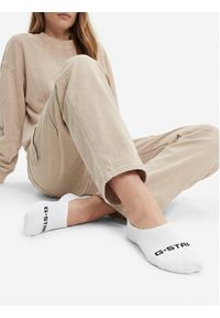 G-Star RAW - G-Star Raw Stopki AS_G-STAR_S_124_SS25 (3-PACK) Biały. Kolor: biały. Materiał: bawełna #4
