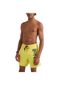 Szorty Męskie O'Neill Original Cali 16''. Okazja: na plażę. Kolor: żółty. Sezon: lato. Styl: sportowy