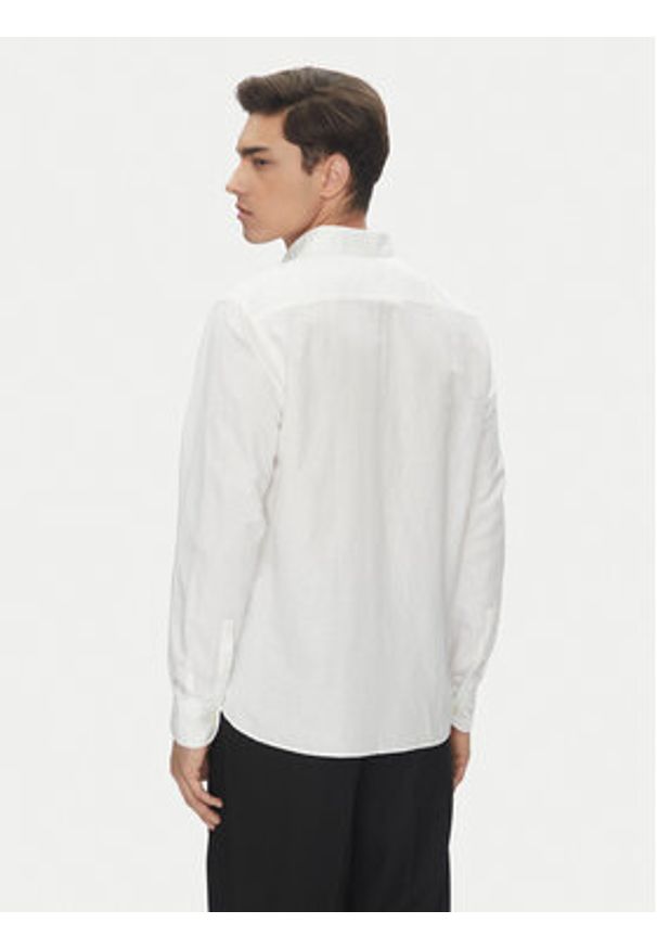 BOSS Koszula C-Hal 50539531 Biały Casual Fit. Okazja: na co dzień. Kolor: biały. Materiał: bawełna. Styl: casual