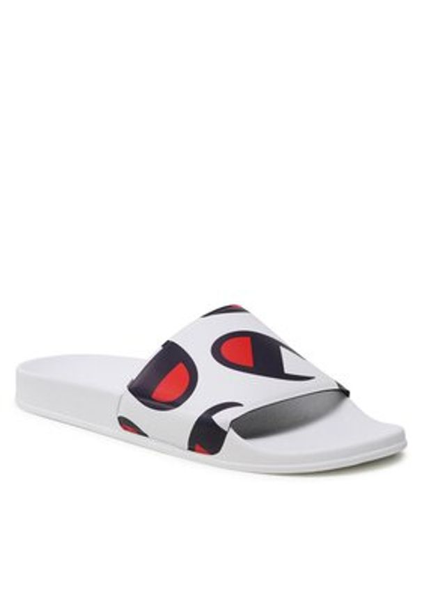 Champion Klapki S22018-CHA-WW001 Biały. Kolor: biały. Materiał: syntetyk