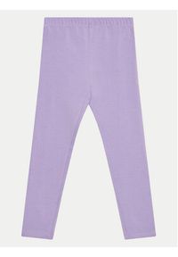 OVS Komplet 2 par legginsów 1970203 Fioletowy Slim Fit. Kolor: fioletowy. Materiał: bawełna