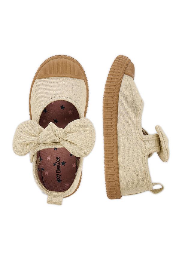 Kapcie DeeZee. Kolor: złoty