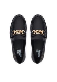 Love Moschino - LOVE MOSCHINO Mokasyny JA10063G1PIA0000 Czarny. Kolor: czarny. Materiał: skóra #6