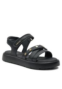 Geox Sandały J Sandal Kodette Gir J45DBI 0003W C9999 S Czarny. Kolor: czarny