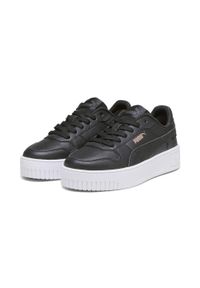Puma - Młodzieżowe sneakersy Carina Street PUMA Black Rose Gold White Metallic. Kolor: wielokolorowy, czarny, szary. Sezon: lato