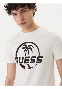 Guess T-Shirt F6GI00 J1314 Biały Slim Fit. Kolor: biały. Materiał: bawełna #5
