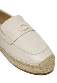 Coach Espadryle Camilla CR045 Écru. Materiał: skóra #5